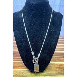 Vintage Brighton toggle necklace with pendant